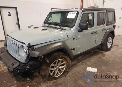2023 Jeep Wrangler 4-Door Sport S 4X4 from USA, damaged, VIN 1C4HJXDN7PW617224